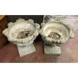 PAIR GARDEN PLANTERS