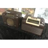 TWO ART DECO BAKELITE RADIOS