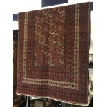 NORTH EAST PERSIAN MESHAD BELOUCH RUG 190CM X 110CM