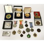 QTY OF MEDALS & COINS