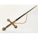 ORNAMENTAL DECORATIVE SWORD - 88 CMS LENGTH