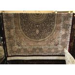 PURE SILK IRANIAN QUM DESIGN RUG - 200 X 150 CMS