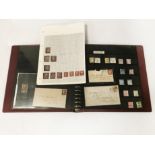 STAMP COLLECTION INCL. PENNY BLACK MINT 1883 HALF CROWN