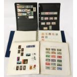 NEW ZEALAND STAMP COLLECTION - 1 ALBUM & LEAVES