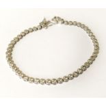 STERLING SILVER TENNIS BRACELET