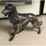 SILVER PLATED DOG - 17 CMS (H)