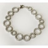 STERLING SILVER DESIGNER BRACELET