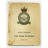 ''THE DAM BUSTERS'' AN ORIGINAL PROGRAMME FROM 1955 WORLD PREMIER - SOME AUTOGRAPHS WITHIN