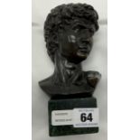 BRONZE BUST OF DAVID - 17 CMS