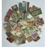 SELECTION OF VARIOUS BANKNOTES