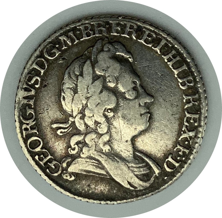 1723 SIXPENCE SILVER COIN GEORGE I