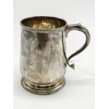 HM SILVER TANKARD BY WILSON & SHARP - EDINBURGH - 7.4 TROY OZ