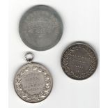 THREE EARLY BRITISH SCHOOL MEDALS