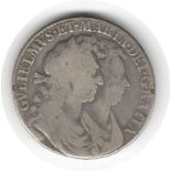 ENGLAND WILLIAM AND MARY COIN 1689