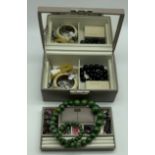 JEWELLERY BOX AND CONTENT
