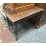 MAHOGANY VICTORIAN HALL TABLE