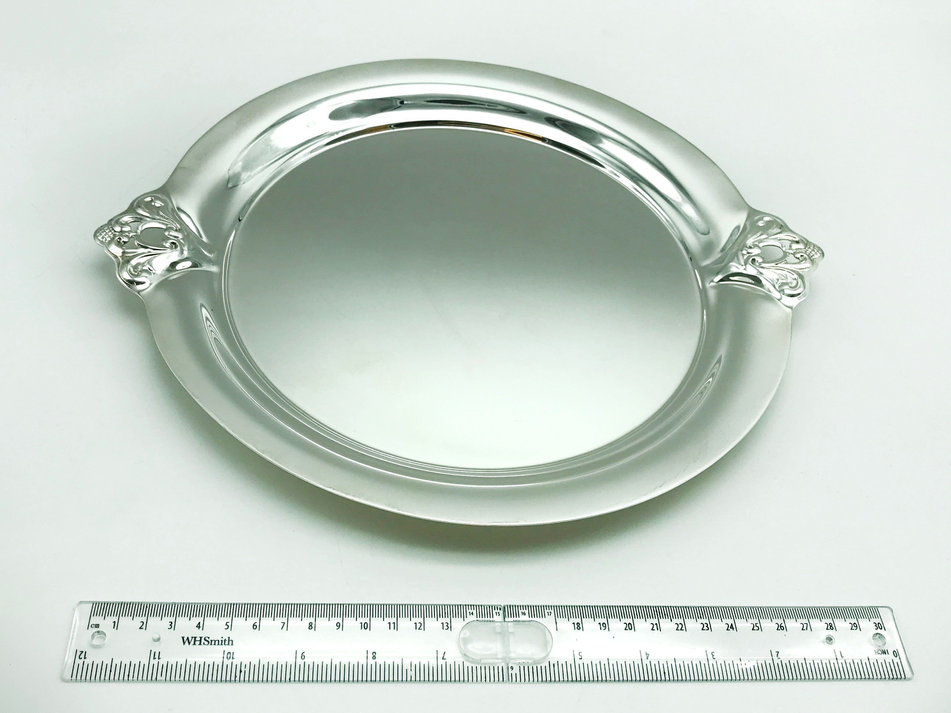 INTERNATIONAL ROYAL DANISH ROUND W44 STERLING SILVER TRAY - Image 6 of 6