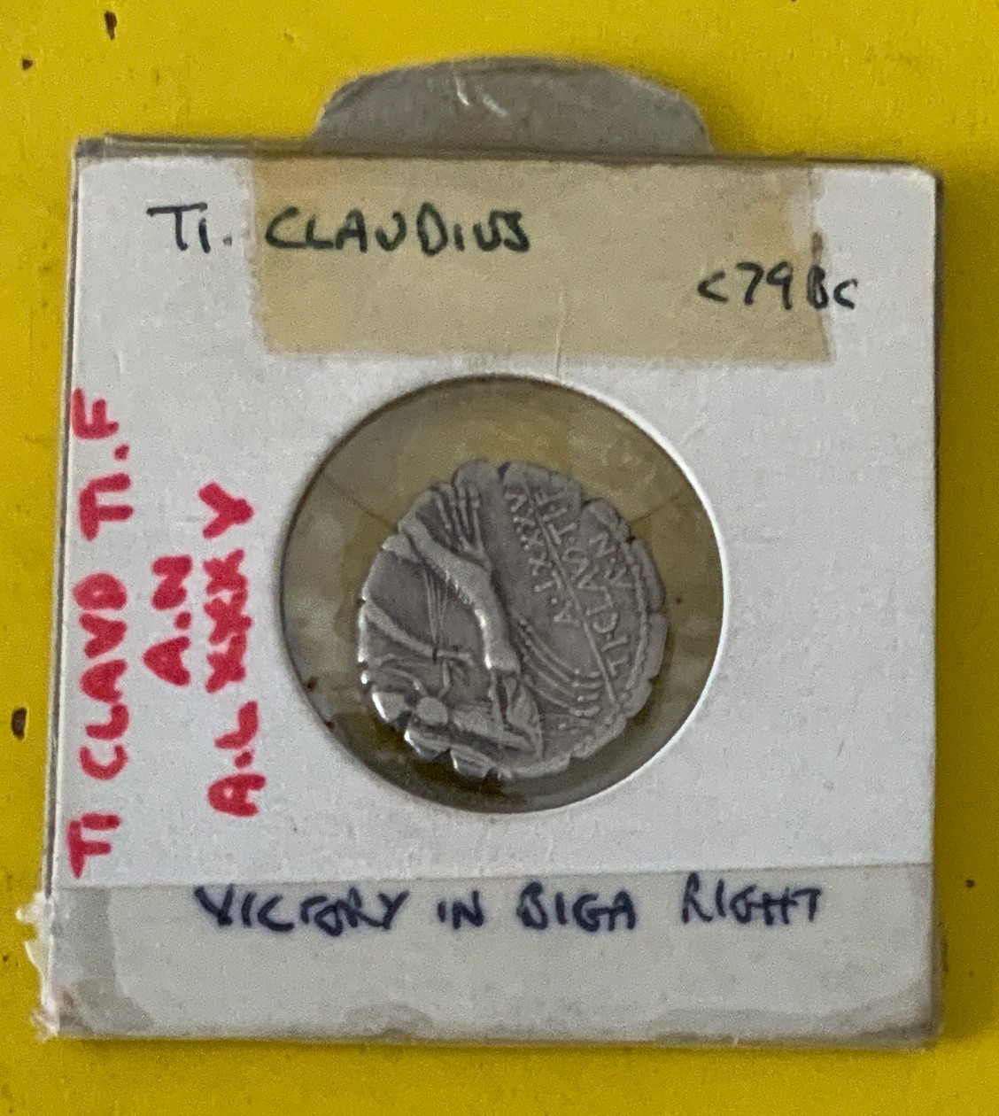 ANCIENT COIN TI. CLAUDIUS - Image 3 of 4