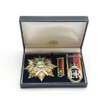 MILITARY AND HOSPITALLER ORDER OF ST. LAZARUS OF JERUSALEM MEDAL & THE TERRITORIAL ARMY MEDAL