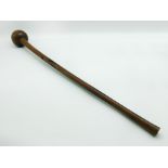 AFRICAN ZULU WAR CLUB "KNOBKERRIE" KILLING STICK