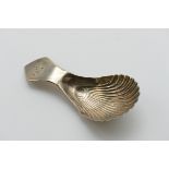 GEORGIAN HALLMARKED SILVER TEA CADDY SPOON