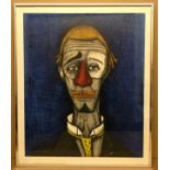 PRINT CLOWN BY BERNARD BUFFET (1928-1999)