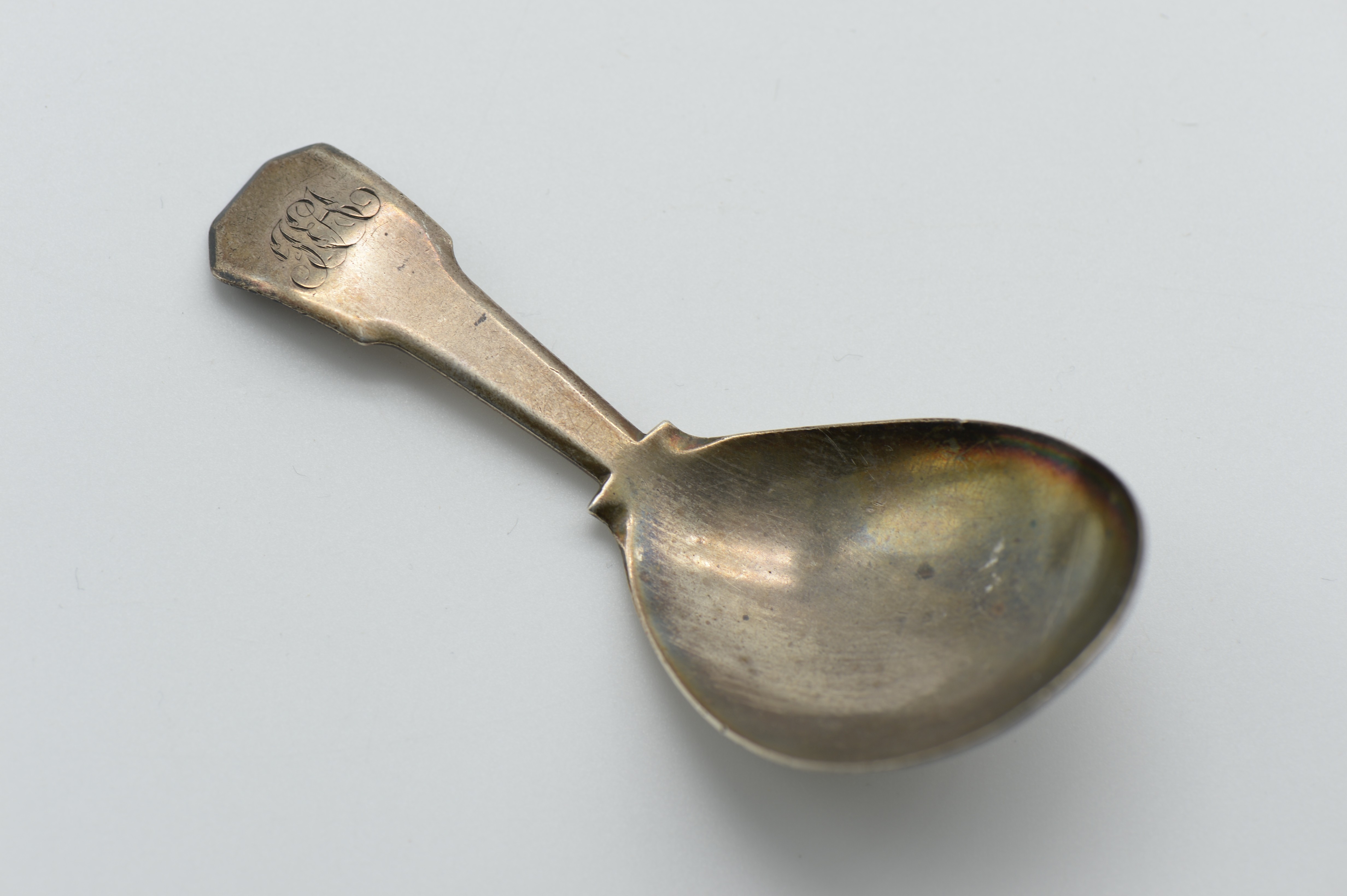 1789 HALLMARKED SILVER TEA CADDY SPOON