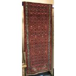NORTH WEST PERSIAN MALAYER RUNNER 370CM X 85CM
