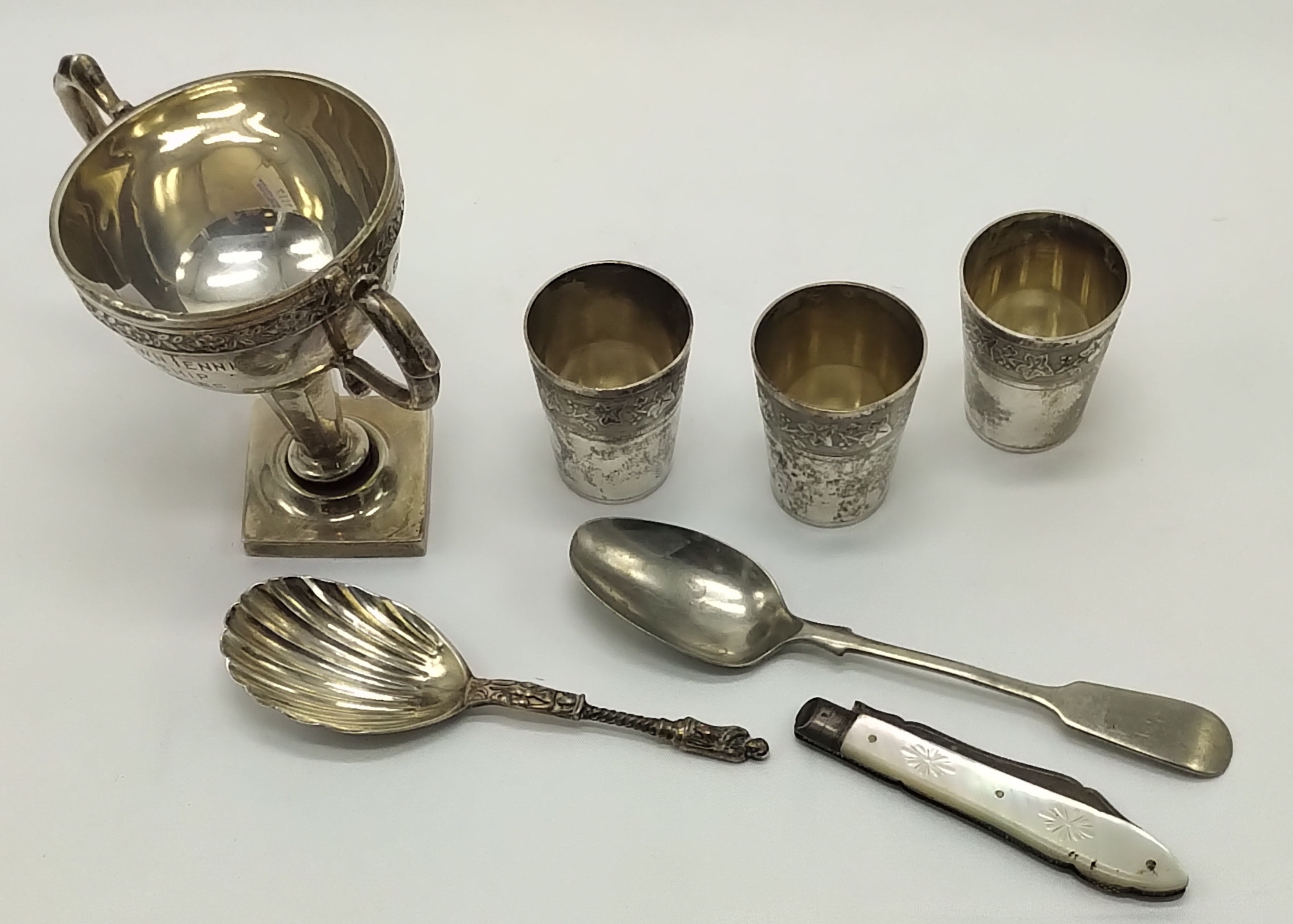 QTY OF INTERESTING SILVER ITEMS