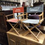 TWO DIRECTORS CHAIRS