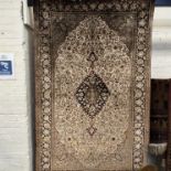 PURE SILK PERSIAN QUM RUG