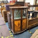 FRENCH INLAID DISPLAY CABINET