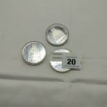 3 SILVER COINS