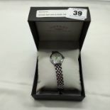 ROTARY MOTHER OF PEARL DIAL LADIES WATCH - BOXED