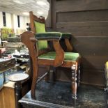 OAK BARBERS CHAIRS