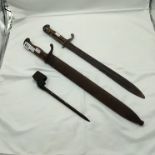 THREE ANTIQUE BAYONETS