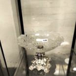 SILVER & GLASS TAZZA