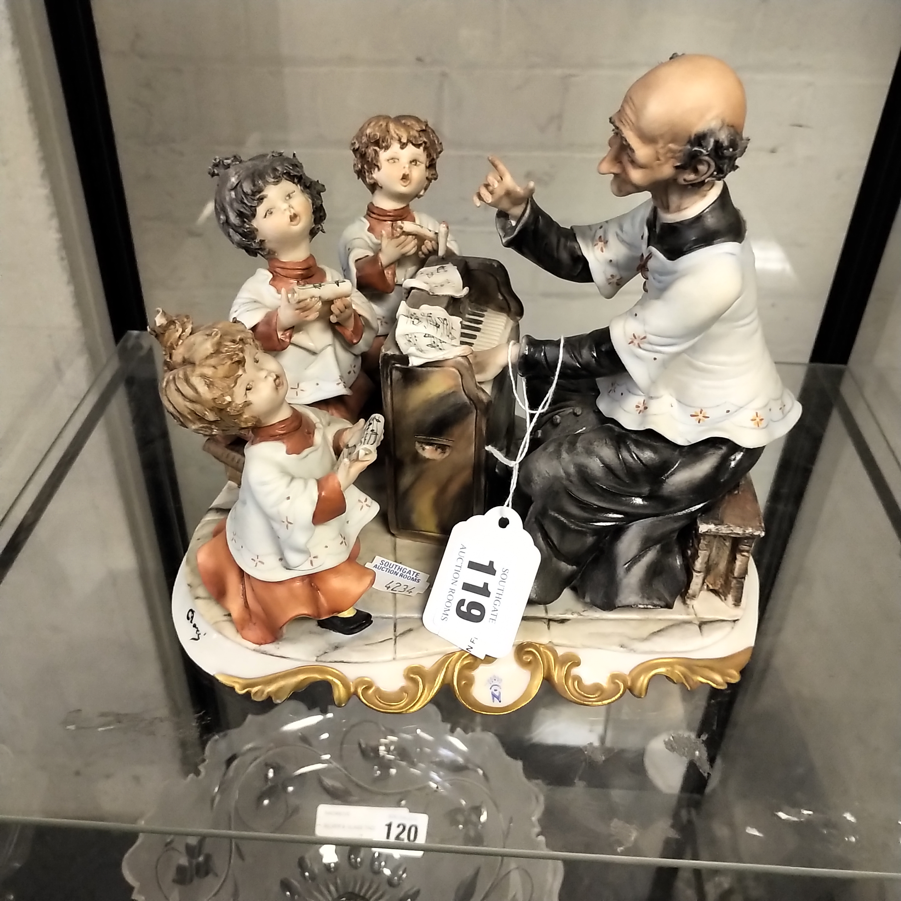 CAPODIMONTE PORCELAIN FIGURE BY RORI CHOIR