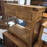 OAK FURNITURE LAND HALL TABLE