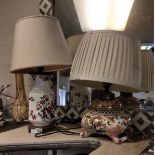 TWO TABLE LAMPS