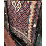 SOUTH WEST PERSIAN SUMAK KILIM 225CM X 130CM