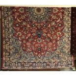 CENTRAL PERSIAN ISFAHAN CARPET 308CM X 198CM