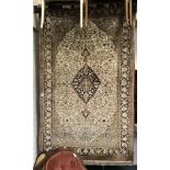 PURE SILK PERSIAN QUM RUG