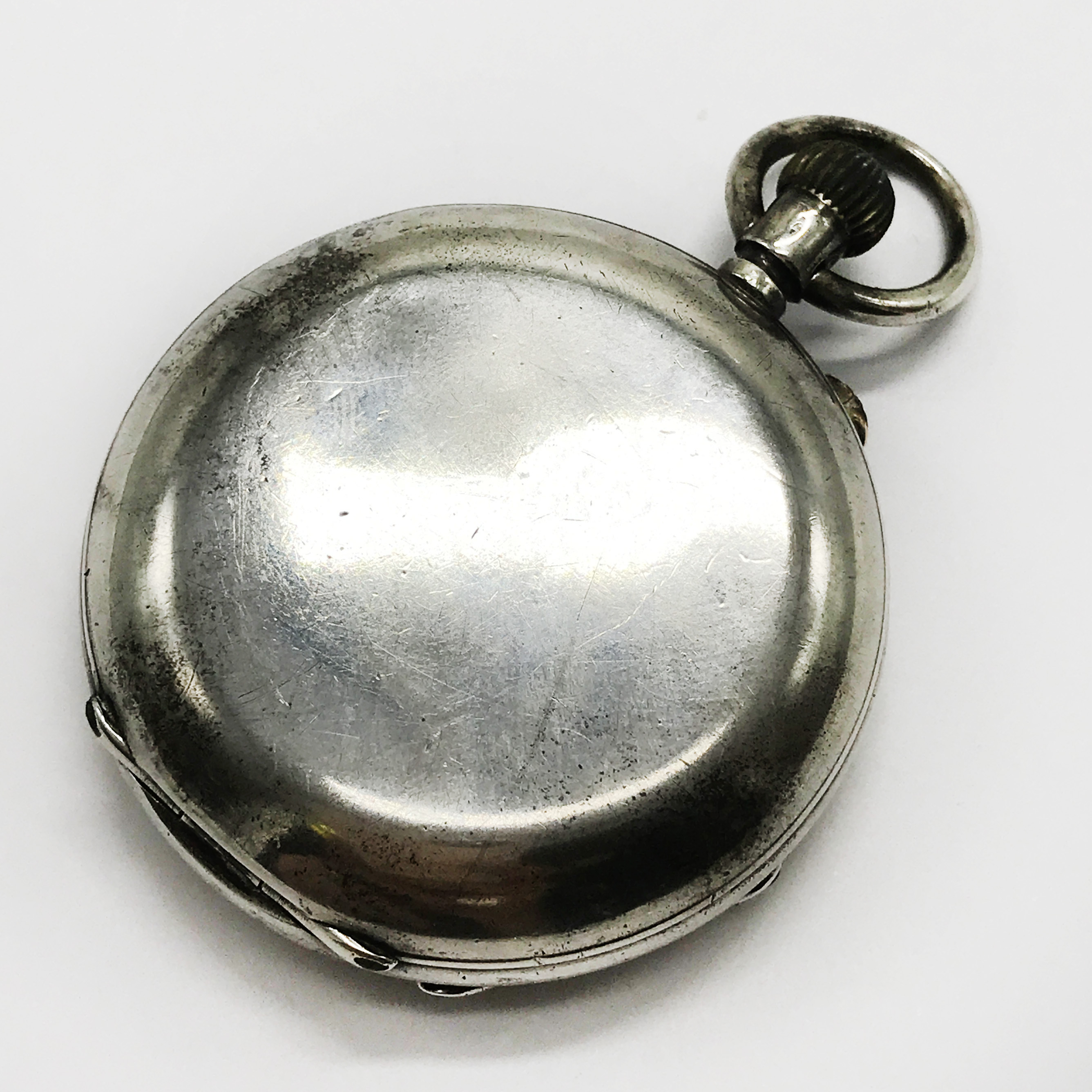 HM SILVER POCKET WATCH - MILITARY - Image 2 of 6