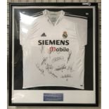 SIGNED REAL MADRID SHIRT - FRAMED