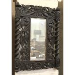 OAK BARLEY TWIST MIRROR