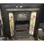 TILED FIREPLACE