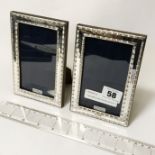 PAIR HM SILVER GOTHIC STYLE FRAMES