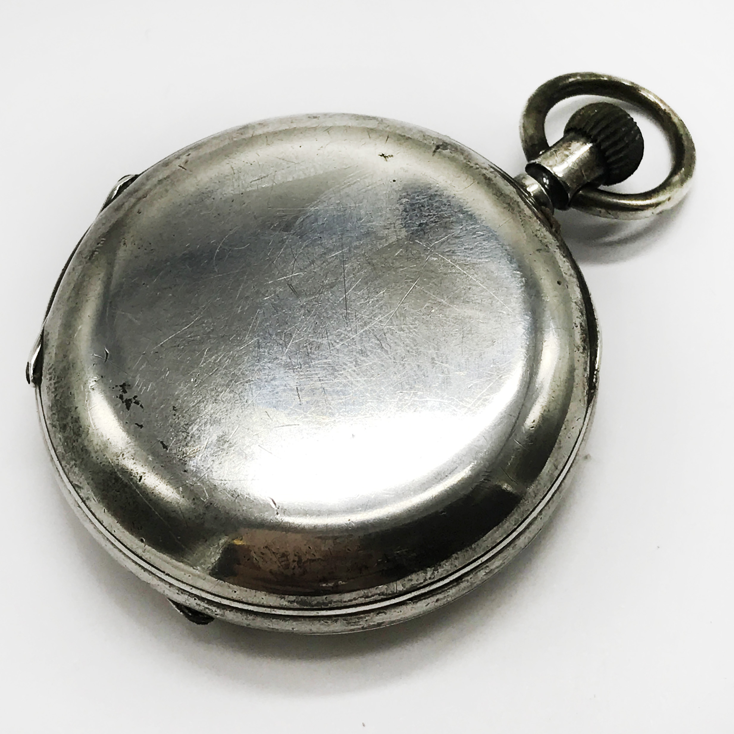HM SILVER POCKET WATCH - MILITARY - Image 3 of 6