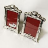 PAIR HM SILVER PHOTO FRAMES